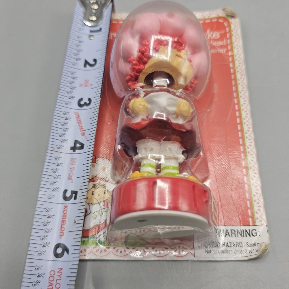 Vtg RARE NIB Strawberry Shortcake Jiggle Head Air Freshener World Of Dic 2003 - Picture 12 of 12